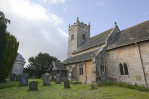 Little Ouseburn Church (attended by Anne and Branwell whilst at Thorp Green, sketched by Anne) 4 sm.jpg